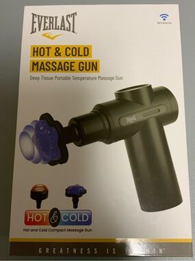 Everlast Black Hot & Cold Massage Gun